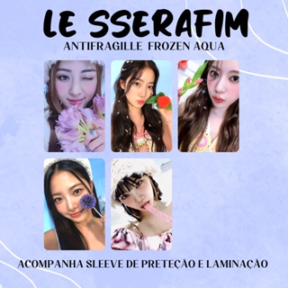 Photocards Le Sserafim Antifragile FANMADE em Oferta na Shopee