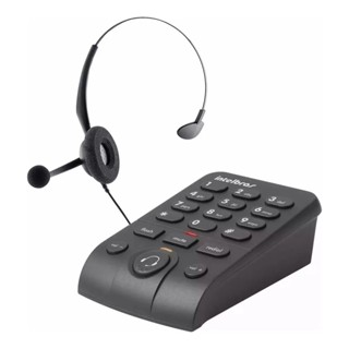 Telefone Headset Hsb50 Intelbras Telemarketing Discadora