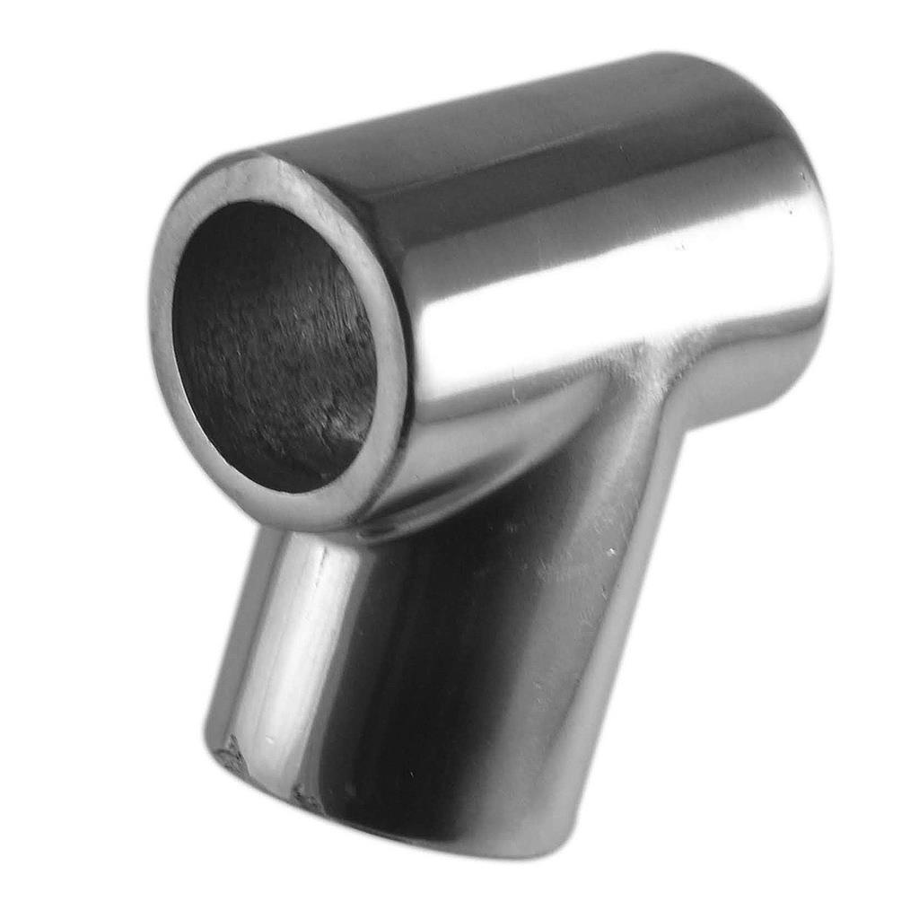 União Conexão Peça Guarda Mancebo Alumínio P/ Tubo 7/8 Polegada 22mm Externo Barco Lancha