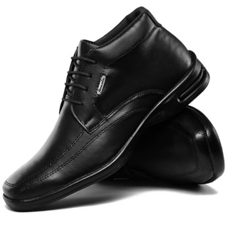 Bota Casual Masculina Ortopédica Antistress Macia + Carteira