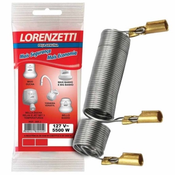 Resistencia Original Ducha Chuveiro Lorenzetti Maxi Ducha Bello Banho Torneira Versátil Genuína Banheiro 127v 5500w
