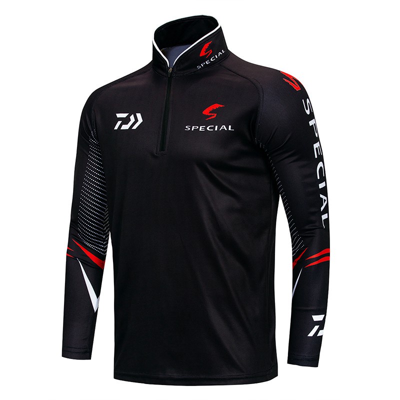 Camisa De Pesca DAIWA Roupas Jaqueta Anti-UV Quick Dry Breathable Jersey Manga Longa
