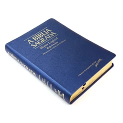 Bíblia ACF | Letra Hiper Legível | Palavras de Cristo em Evidencia | Referências e Mapas | Azul