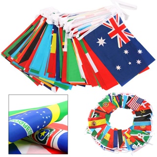 Bandeirinhas De 32 Países Diferentes com 9m Decoração para Missões Eventos em Oferta na Shopee