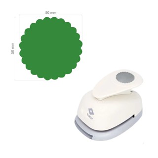 Furador Scrapbook Extra Gigante Circulo Escalope 5cm - Sunlit