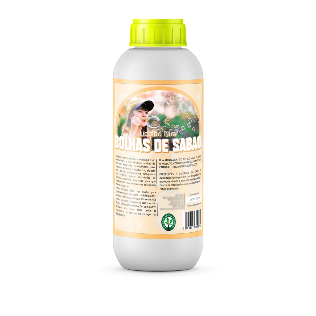 Líquido para Bolhas de Sabão - 1 Litro