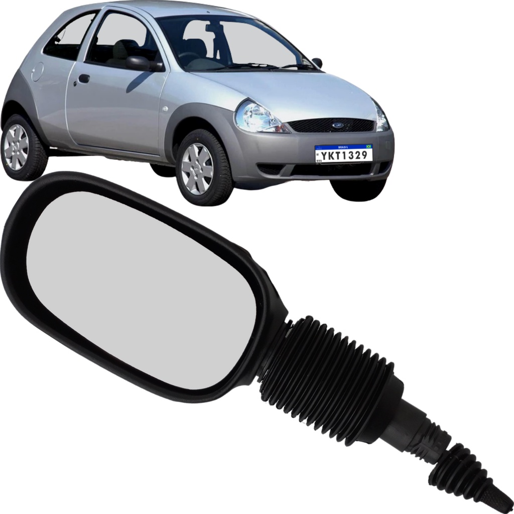 Retrovisor Manual Original Cofran C/controle Ka 1997 A 2007 em Oferta na Shopee