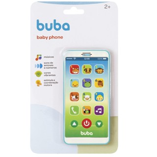 Brinquedo Baby Phone Cor Azul 6841 - Buba