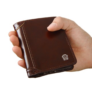 Carteira Masculina Balderman Executiva Couro Porta Cartões Estilo Manbang