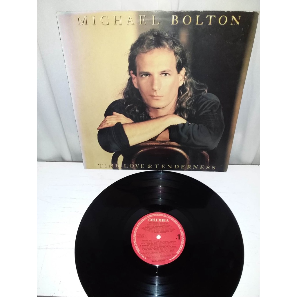 LP Michael Bolton – Time, Love & Tenderness 1991 Importado ( Journey, Bon Jovi, Whitesnake, Foreigner, Toto )