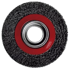 ESCOVA CIRCULAR DE ACO ONDULADO 6X3/4" DISFLEX