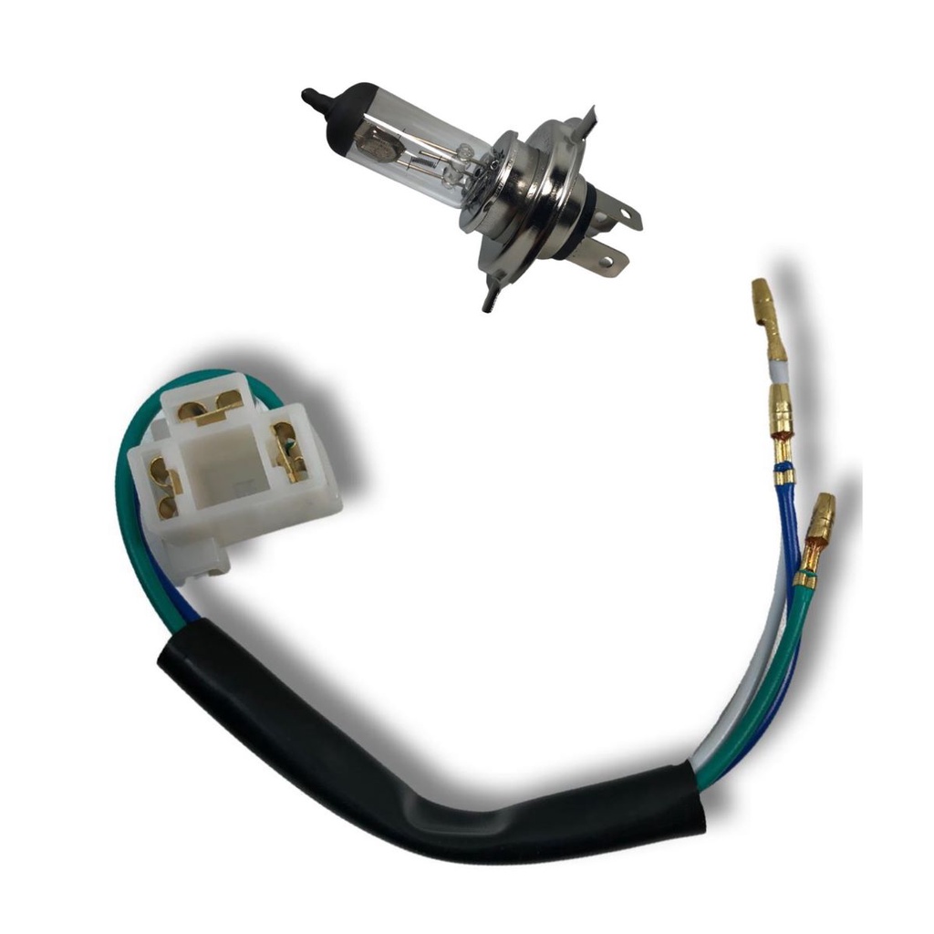 SOQUETE FAROL + LÂMPADA H4 CG TITAN KS ES FAN XLR125 FALCON CB300 XRE300 em Oferta na Shopee