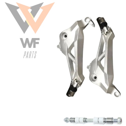 Par Bacalhau Suporte Pedaleira Tras. Cg Titan Fan Start 160