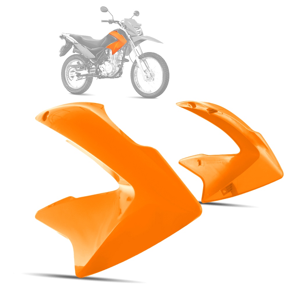 Aba Do Tanque De Moto Modelo Original Par Pro Tork Para Honda NXR Bros 150 2009 2010 E 2011
