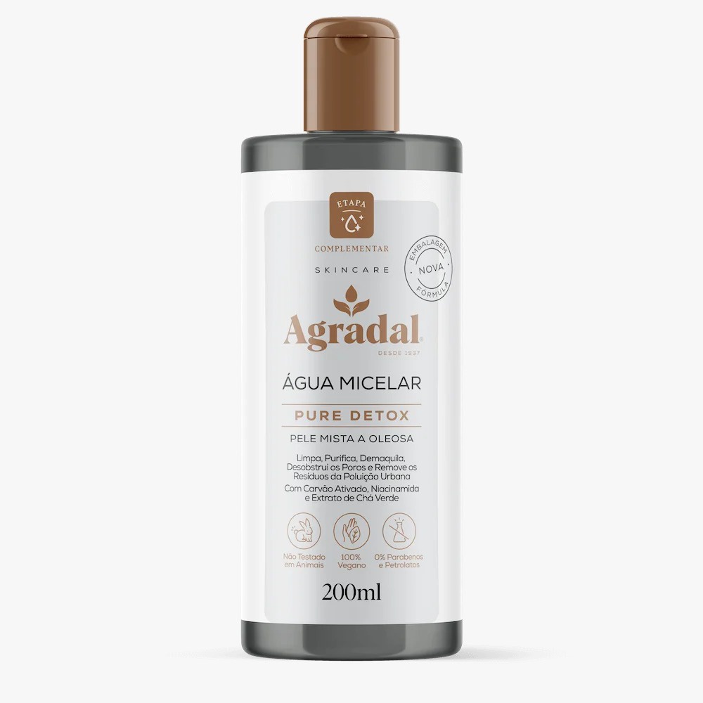 AGUA MICELAR- PURE DETOX- AGRADAL- 200ml