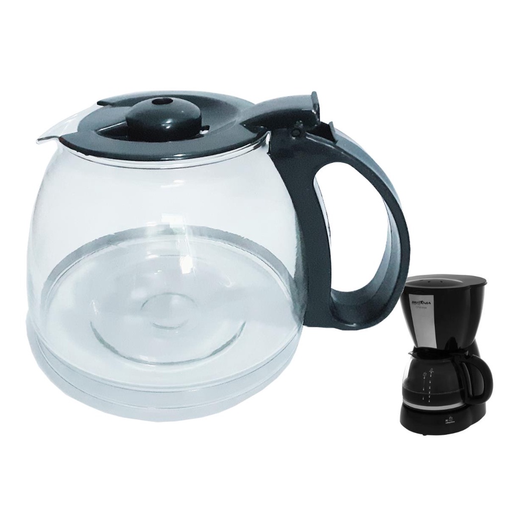 Copo Jarra para Cafeteira Britânia Cp30 CP30 INOX Vidro Forte