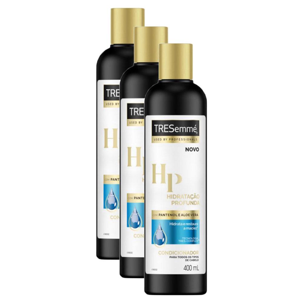 Kit 3 Condicionadores TRESemmé Expert Hidratação Profunda 400ml cada