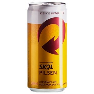 Cerveja Pilsen Skol Lata 269 Ml