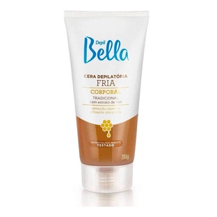Cera Fria Depil Bella Bisnaga 200g Mel