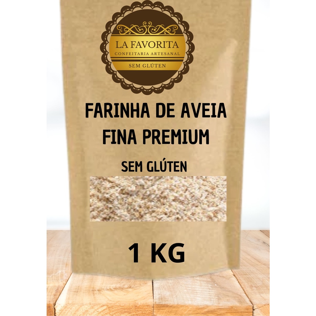 Farinha de Aveia Fina Integral Extralight 1 KG (100% Sem Glúten) em Oferta na Shopee
