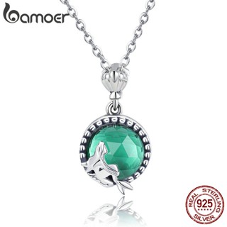 Bamoer Prata Esterlina 925 Amor Da Sereia Colar Moda Joalheria Para Mulheres Presentes SCN262
