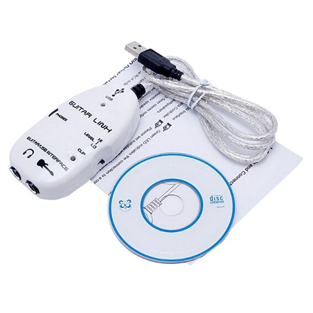 Guitar Link Interface de audio para guitarra Computador Notebook