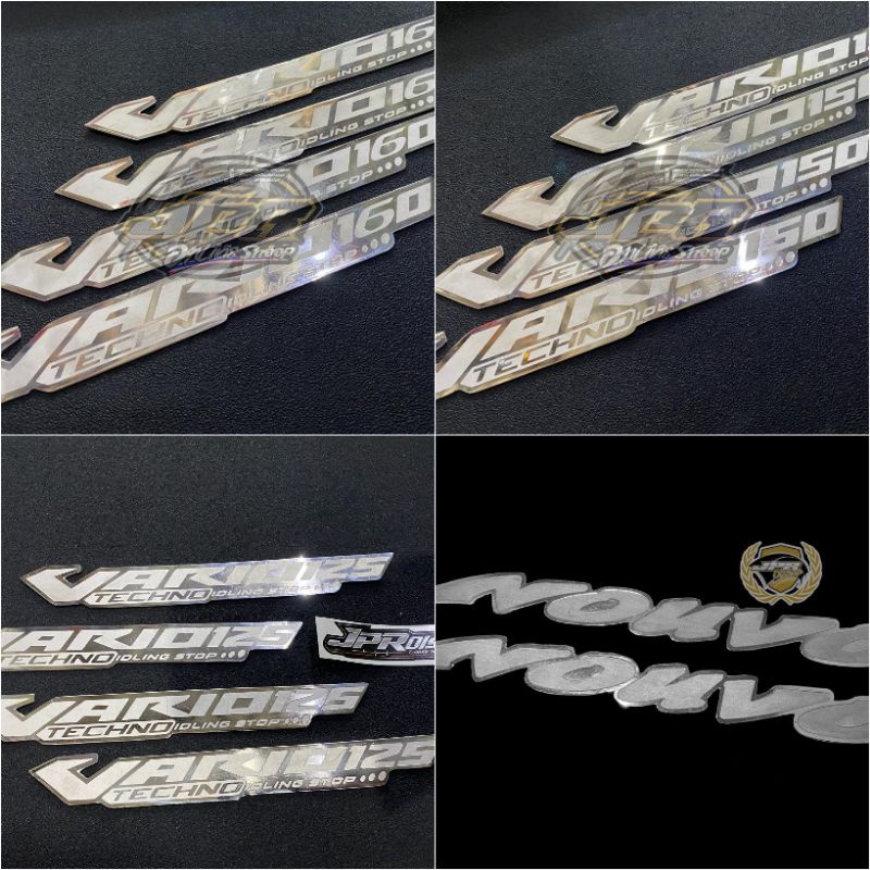 Emblema Do Corpo Da Marca De Motocicleta Vario 125 , 150 , 160 , Nouvo , Click , Nmax , aerox , adv SET Direita E Esquer
