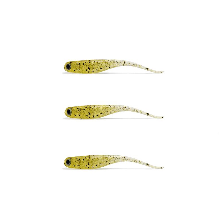 Isca Soft Monster 3x Shad Minnow 14cm  3 Unidades