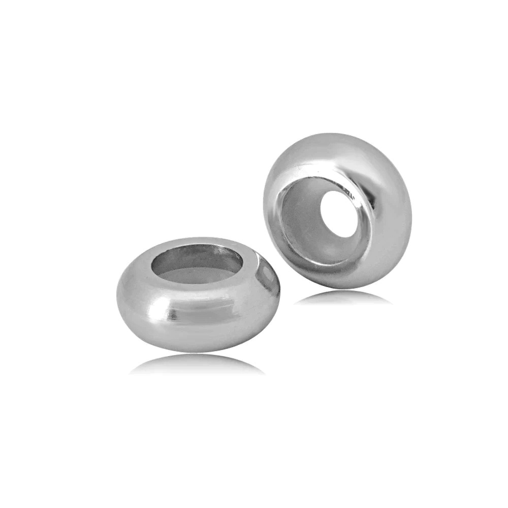 2 Travas de Segurança Stopper Aço Inoxidável com Silicone para Pulseira de Berloque em Oferta na Shopee