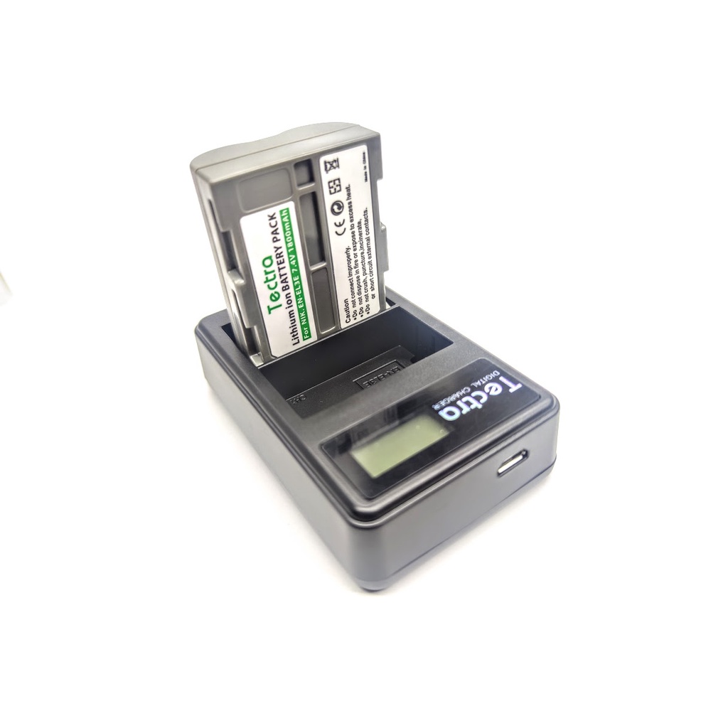 Pickle Power 2Pcs Batteries EN-EL3E avec Double Chargeur USB pour
