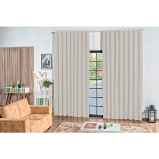 Cortina Rafaella Oxford 2,00 x 1,80 m Palha