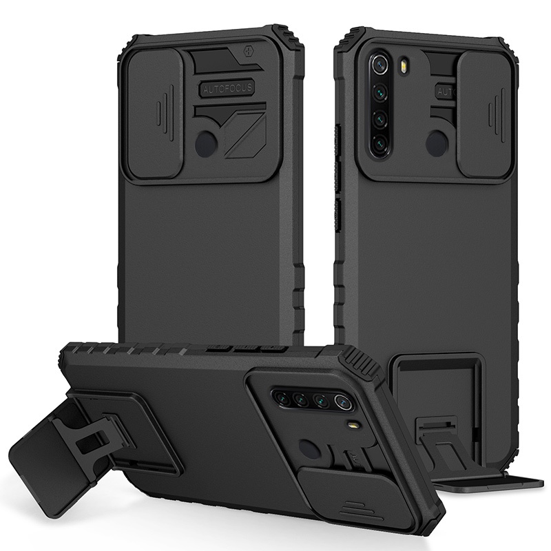 Capa Xiaomi Redmi Note 8 Note 8 Pro Note 11 11S Porta-Janela Deslizante Tampa Da Câmera À Prova De Queda