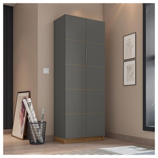 Armário Alto Escritório 2 Portas Cubic Cinza - Caemmun em Oferta na Shopee