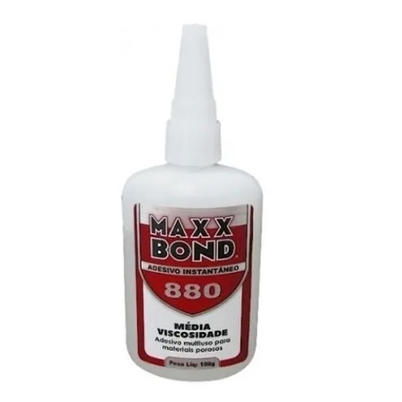 Cola Max Bond 880 Instantânea 20g E 100g Cola Super Bonder Cola Tudo, Cola Adesivo Multiuso