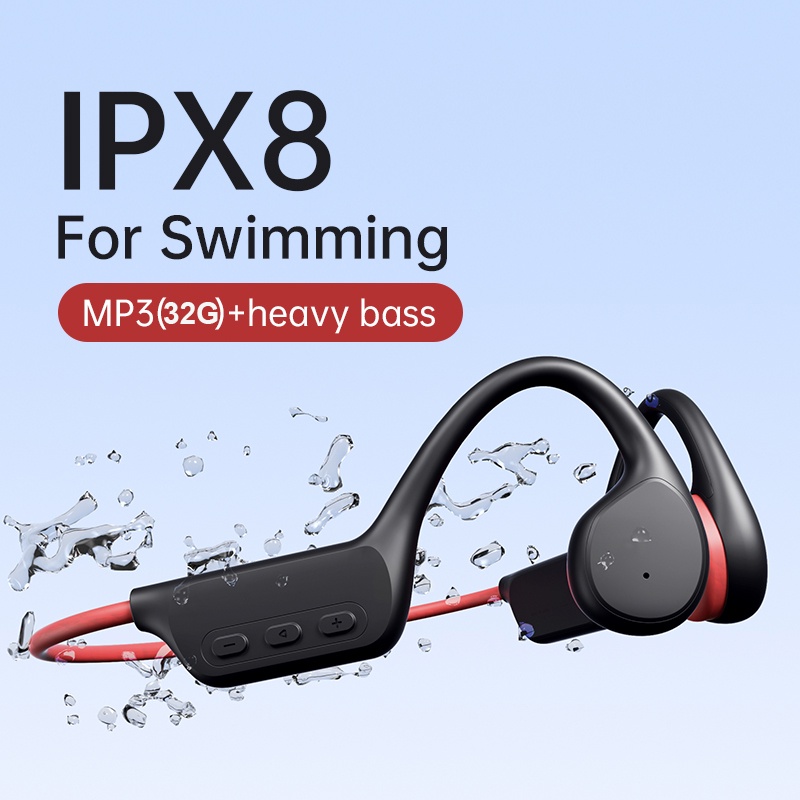 X7 Fones De Ouvido Para Condução De Osso Bluetooth TWS 32GB MP3 Reprodutor De Música IPX8 À Prova D'água Esportivos Fitness