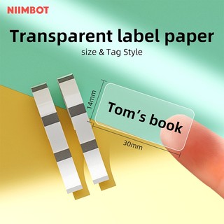 Niimbot D11/D110/D101 Etiqueta Transparente sticker , Waterproof E Adesivo À Prova De Óleo em Oferta na Shopee