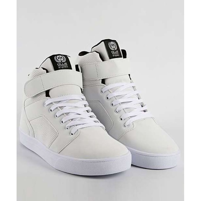 Tenis masculino branco sales cano alto