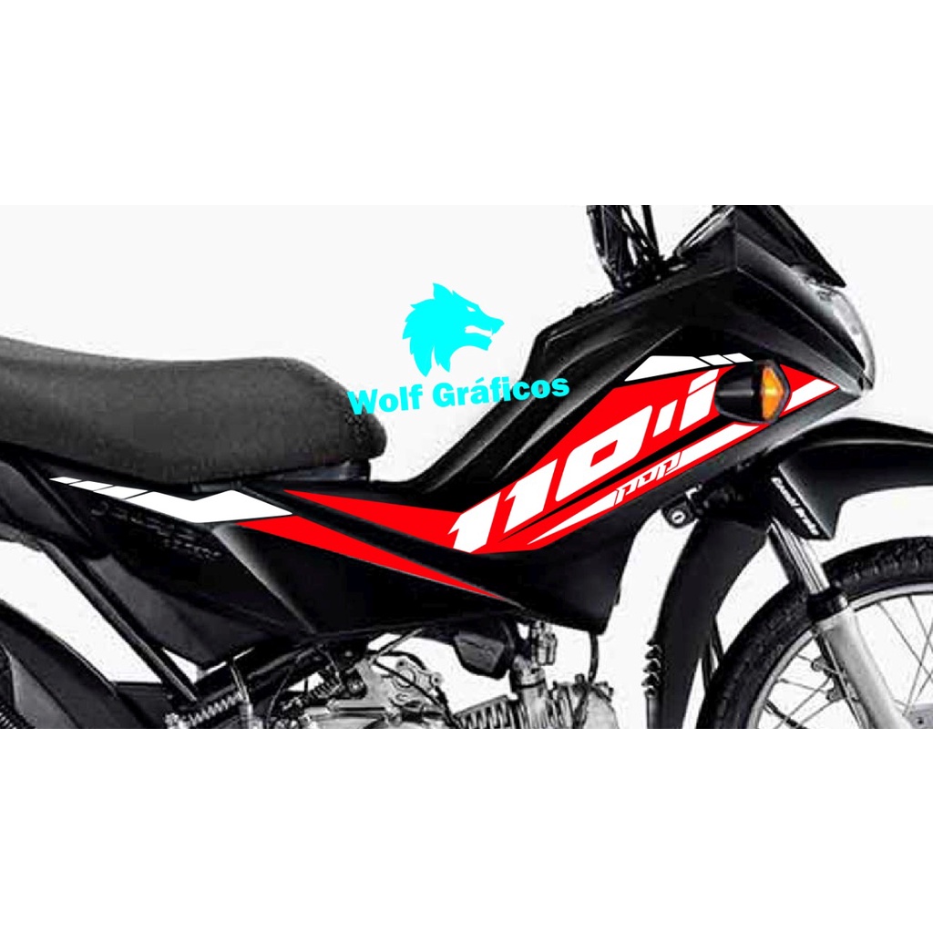 kit de faixas da pop 110. preta