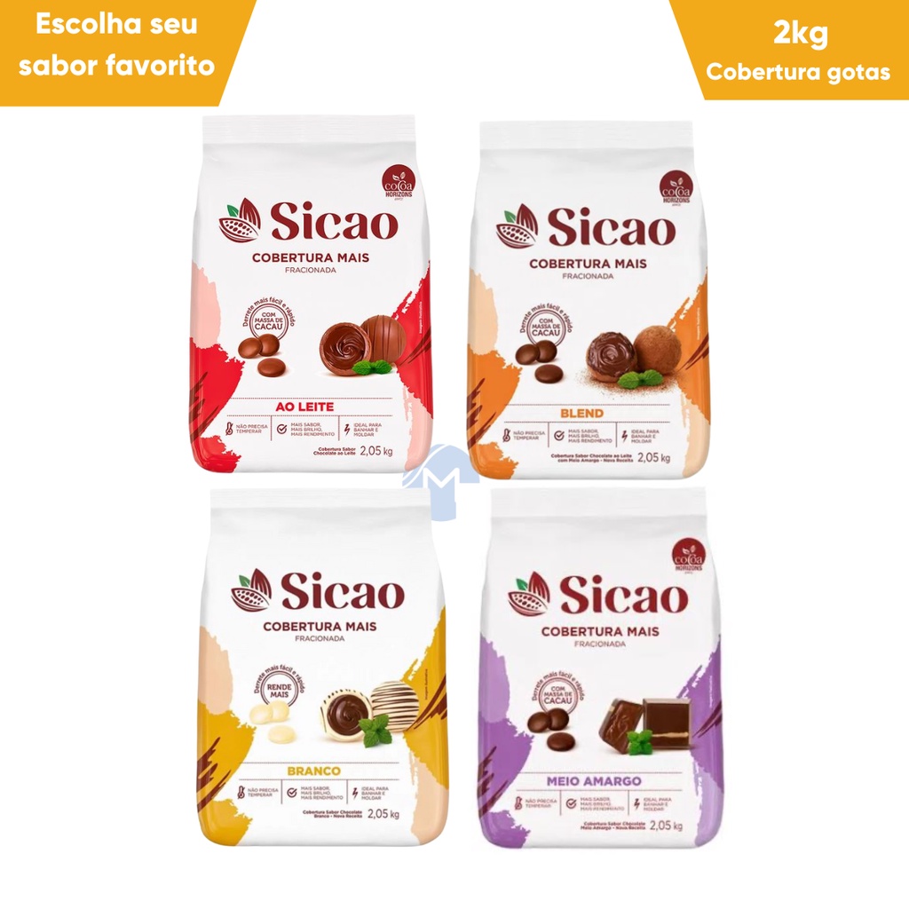 Cobertura Fracionada Sicao 2kg - Comprar com Melhor Preço em Lanches