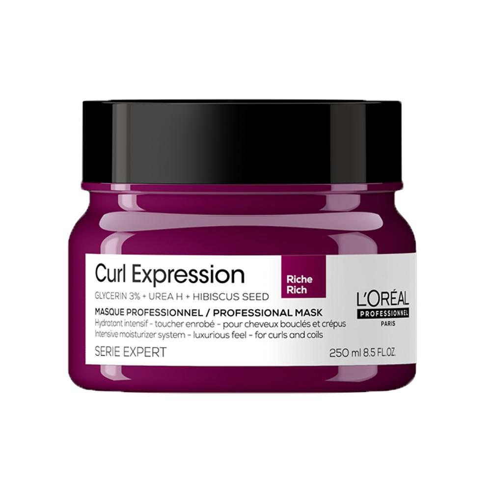 Detalhes do Kit L'Oreál Professionnel Serie Expert Curl Expression - Shampoo Intense e Máscara Rich