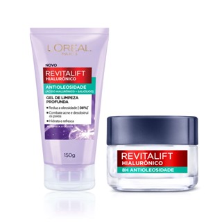 Kit L'Oréal Paris - Gel de Limpeza Antioleosidade, 150g + Gel Creme Hidratante Antioleosid...