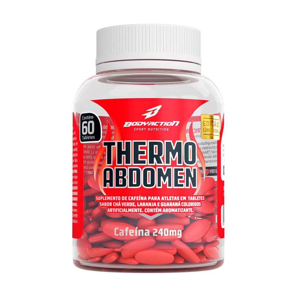 Thermo Abdomem Body Action 60 Tabl 240mg em Oferta na Shopee