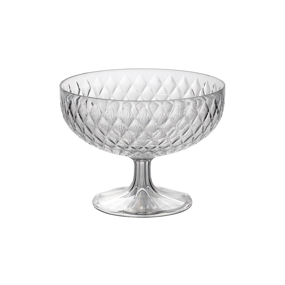 Taça para Sobremesa 1,9 L Plástico Incolor Glamour Plasútil - Home & Living