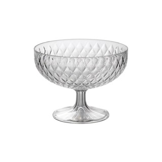 Taça para Sobremesa 1,9 L Plástico Incolor Glamour Plasútil