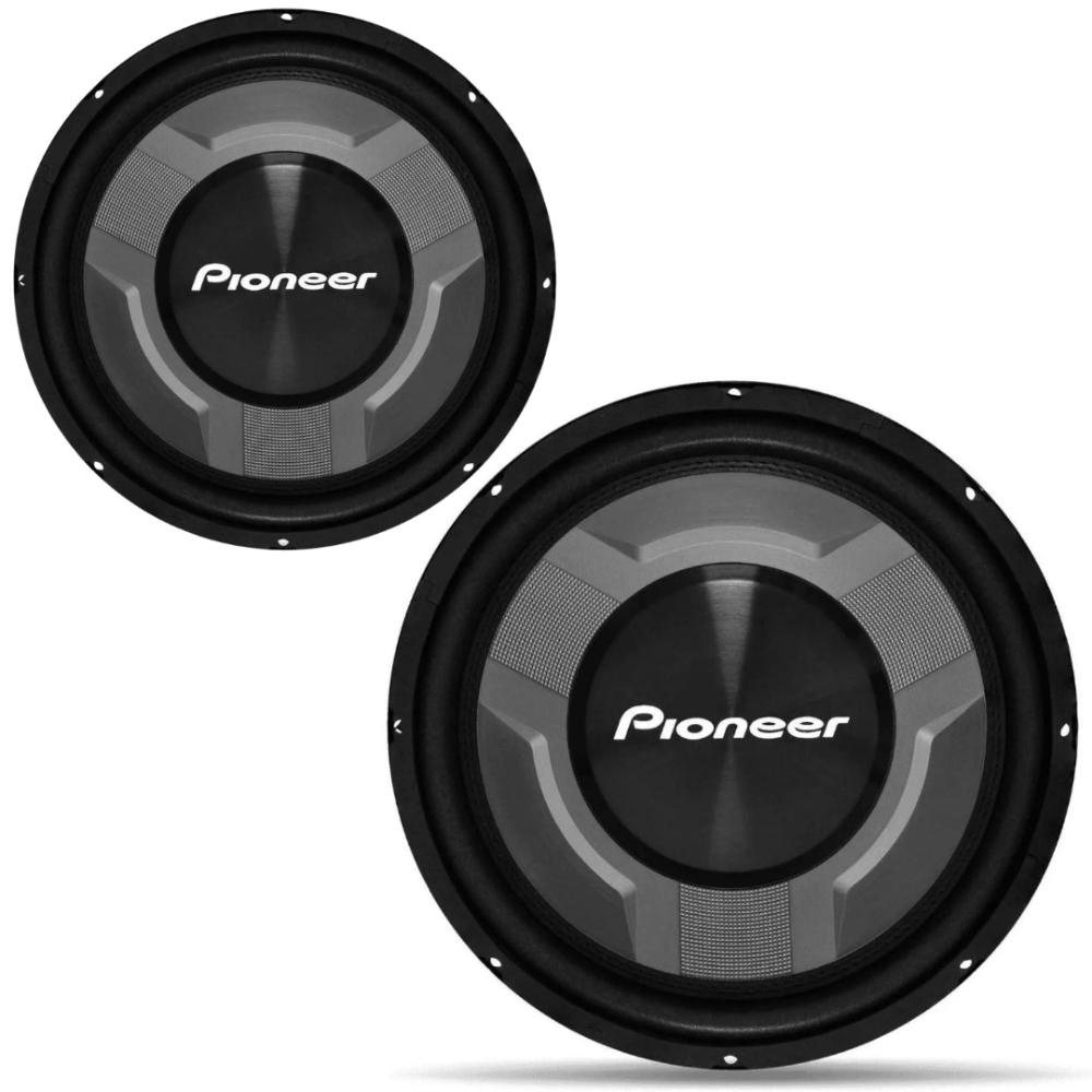 Par de Subwoofer Pioneer 12 Polegadas Ts-W3060br 350Wrms
