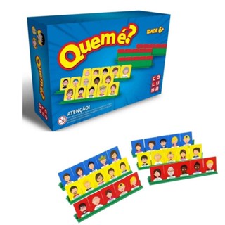 Jogo de mesa QUEM É Educativo Infantil Brinquedo Coluna