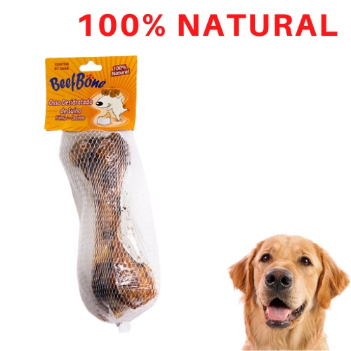 5 Osso Defumado Para Cães Natural Suino Desidratado Cachorro Petísco Pet Beef Bone