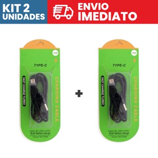 Kit 2 Unidades Cabo USB 25w Turbo Tipo C Fast charge