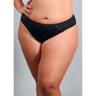 Calcinha Biquíni Preto Duloren Summer Flower em Oferta na Shopee