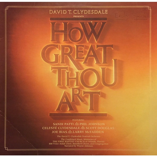 David T. Clydesdale – How Great Thou Art LP - Vinyl